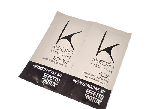EDELSTEIN KERATIN STRUCTURE EFFETTO BOTOX DOPPIA BUSTINA 12 ML