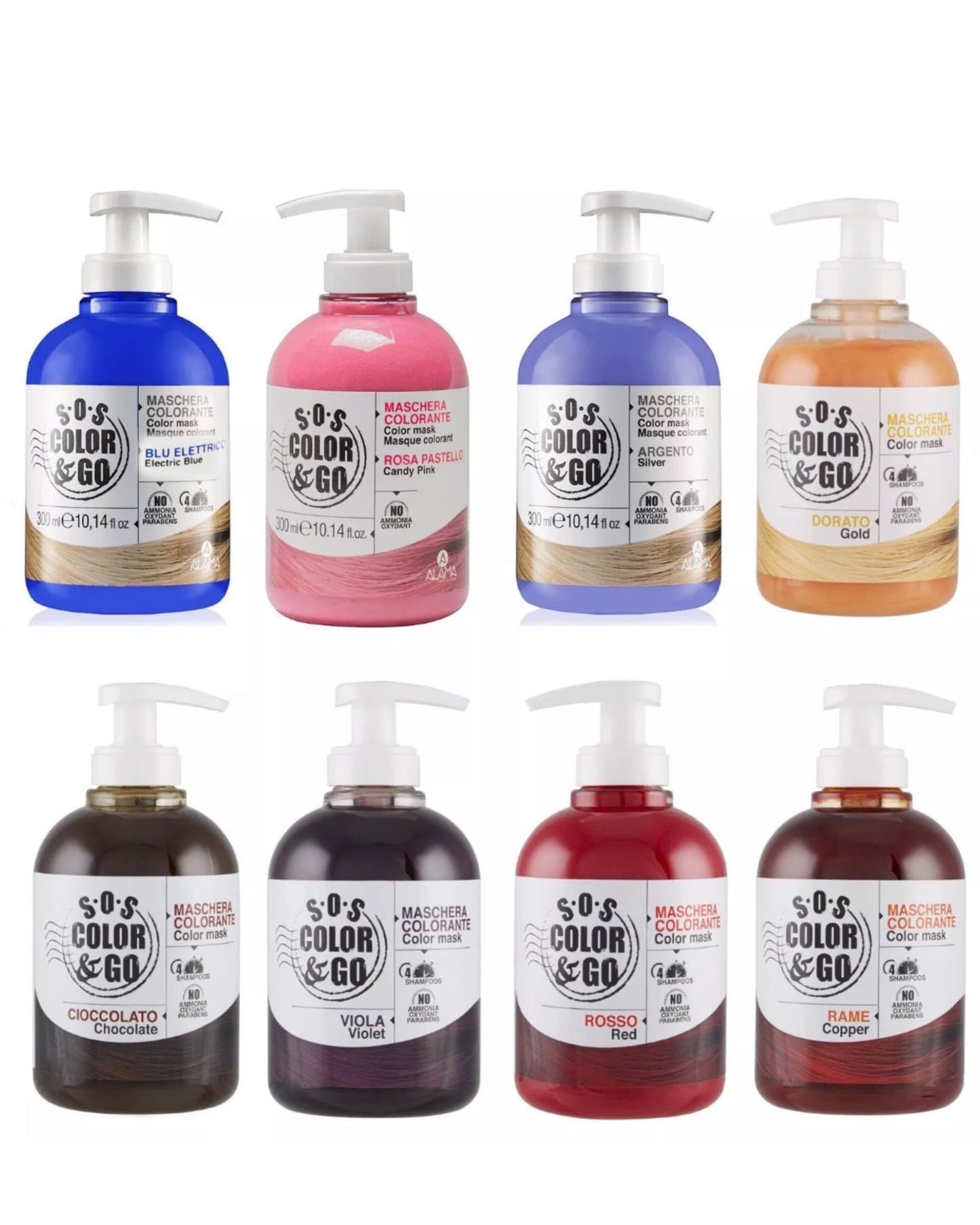 Alama SOS Color&GO Maschera Colorante Senza Ammoniaca, 300 ml