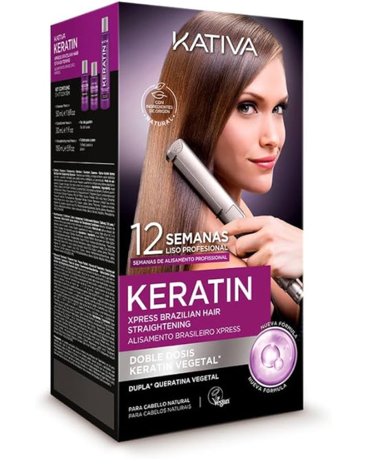 Kativa - Keratin Alisado Brasileño, Kit Stiratura Brasiliana lisciante