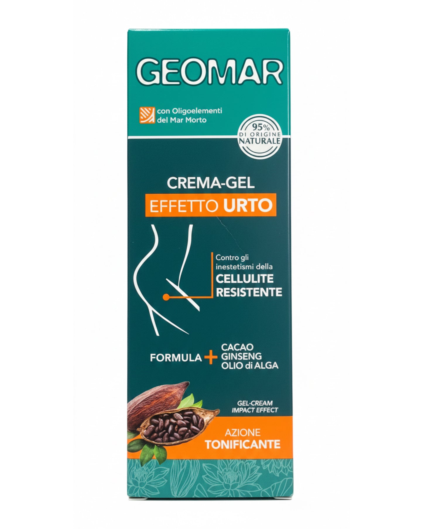 Geomar Crema-Gel Effetto Urto - Anti-Cellulite Tonificante con Ingredienti Naturali