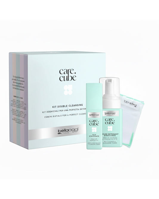 Care.Cube Kit Double Cleansing – Set Completo Doppia Detersione Viso