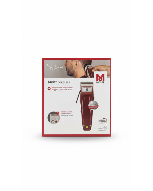Moser 1400™ Cordless - Tagliacapelli e Regolabarba Professionale Senza Fili - Made in Germany