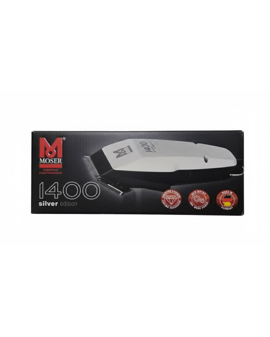 Moser 1400 Silver Edition - Tagliacapelli Professionale a Filo Made in Germany