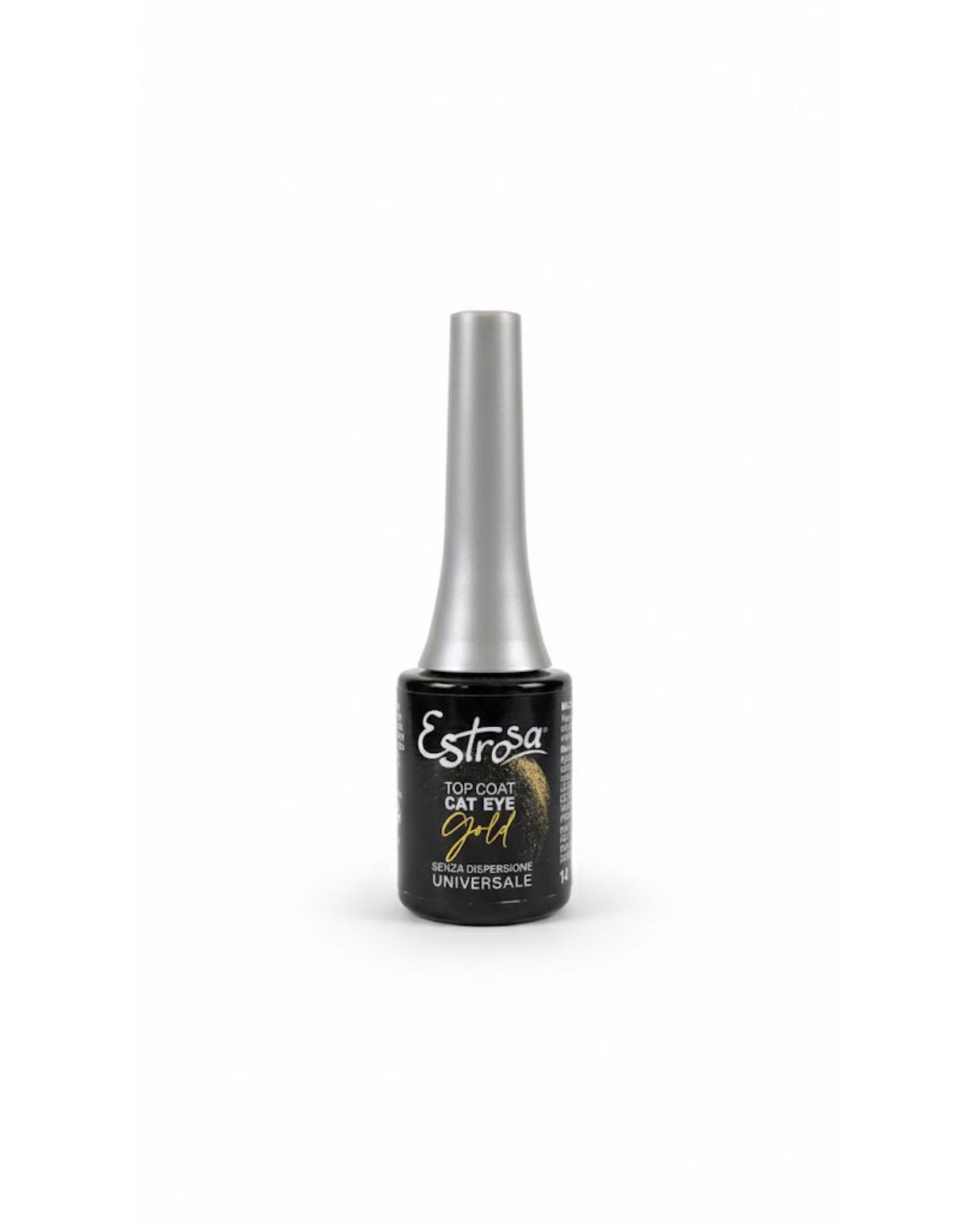 Estrosa Top Coat Cat Eye Gold - Sigillante Magnetico Senza Dispersione - 14ml