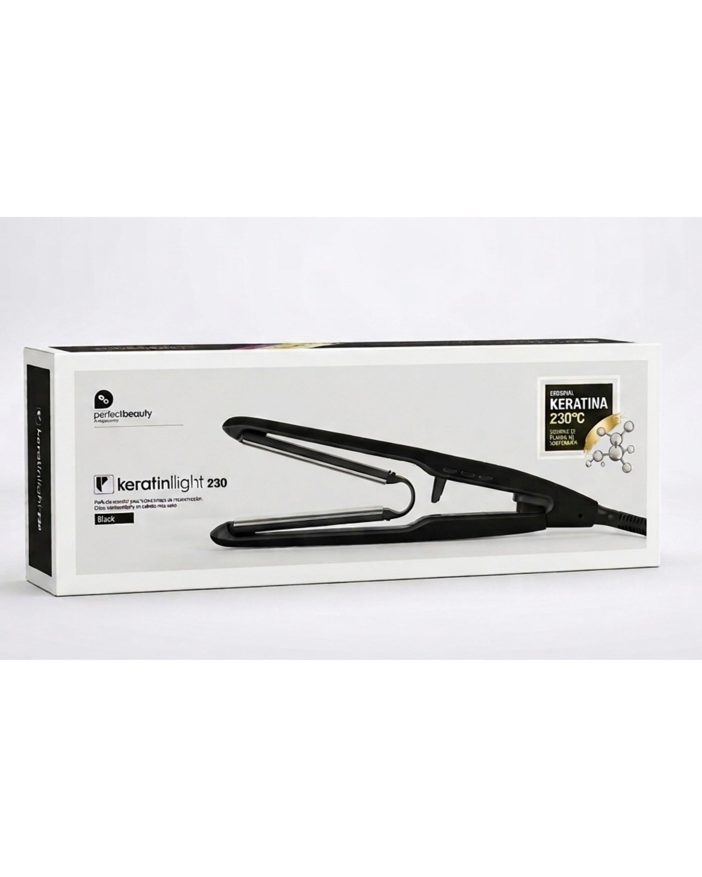 Piastra Professionale Perfect Beauty Keratin Light 230 – Per capelli rigenerati, setosi e ultra-lisci